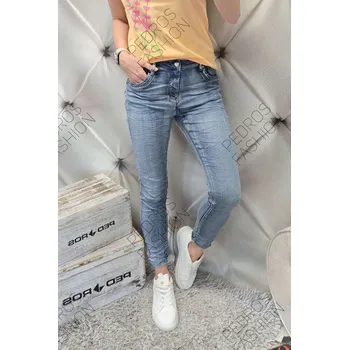 Dámské džíny Jeans BAGGY easy modré netrhané Jeans: XS/34