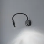 TK Lighting Nástěnné světlo Lagos, 45 cm, černé, lampa na čtení, nastavitelné, G9 - Ø baldachýn 8 cm černý 1 x 8 W LED - Doprava zdarma