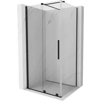 Mexen Velar sprchový kout posuvný 110 x 120 cm, transparentní, černý - 871-110-120-01-70 Sprchové kouty