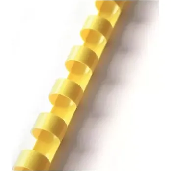 Vázací hřbet plastový hřbet 38mm žlutá 50ks