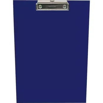 Psací podložka Psací podložka s klipem Hit Office- A4,tmavě modrá