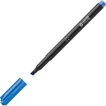 Popisovač OHP MemoBe, klínový hrot 1-3 mm, modrý, 10ks