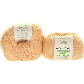 Příze Gazzal Organic Baby Cotton 442 tělová