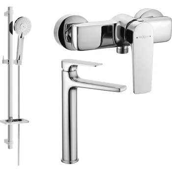 Vodovodní baterie Mexen Lynx DQ40 sprchová sada, chrom - 745914DQ40-00 Bateriové soupravy