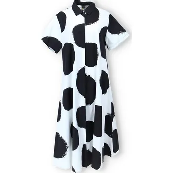 Dámské šaty Košilové šaty s potiskem MY-2073L barva: bílá