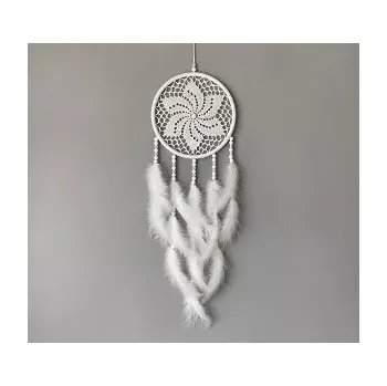 Lapač snů Lapač zlých snů bílý - 20 x 65 cm