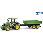 BRUDER 2108 JOHN DEERE 5115M / Traktor s valníkem