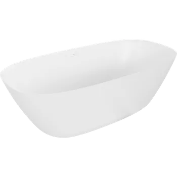 Vana Mexen Como volně stojící vana z konglomerátu 170 x 82 cm, bílá mat - 57311708200 Volně stojící vany