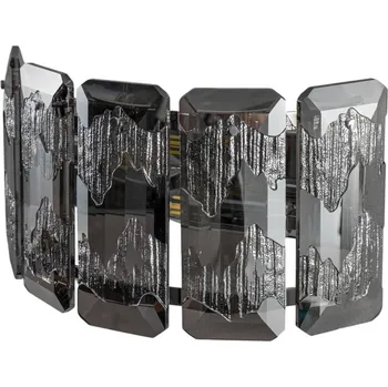 Lampička Lucea Nástěnné svítidlo Orvin, chrom, 2 světla, šířka 33 cm, sklo čirá, chromová 2 x 20 W - Doprava zdarma