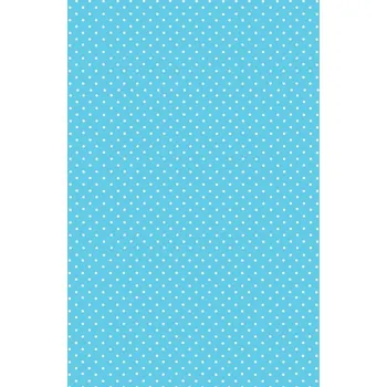 Jednorázový ubrus Papírový ubrus - White Dots on Blue - 120 x 180 cm - OD01_OG_P_036804