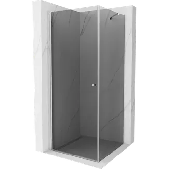 Mexen Pretoria sprchový kout s otevíracími dveřmi 70 x 70 cm, grafit, chrom - 852-070-070-01-40 Sprchové kouty