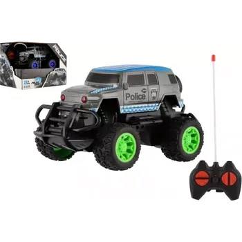 autíčko Auto RC policie terénní plast 16cm na baterie