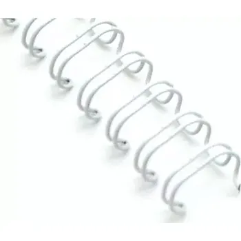 Vázací hřbet CN kovový hřbet 12,7mm (1/2") bílá 100ks