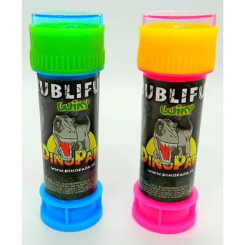 Dřevěná hračka Bublifuk 50ml Dino