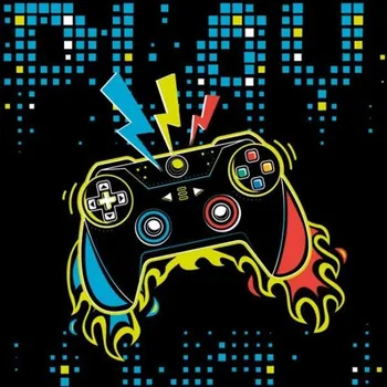 Papírový ubrousek SERVÍTKY Play Joystick Pad 33x33 CM 20 KS na narozeniny dekorace pro hráče