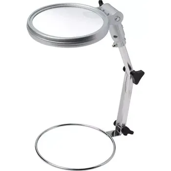 Lupa Stolní lupa s osvětlením Bresser - 2x; 4x (120 mm)