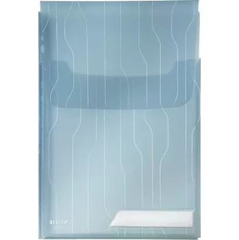 Záv. desky Leitz COMBIFILE s rozšiř. kapacitou A4, 200 mic, sáček 3 ks, modrá