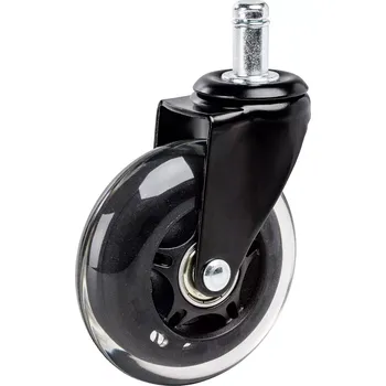 KOLEČKO - PRŮM. 75 mm, ČEP 11 mm, na TP podlahy, bez brzdy - sada (5 ks)