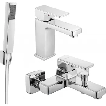 Vodovodní baterie Mexen Cetus R77 koupelnová sada, chrom - 744303R77-00 Bateriové soupravy