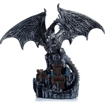 Figurka Soška fantasy - Drak Strážce stříbrného hradu