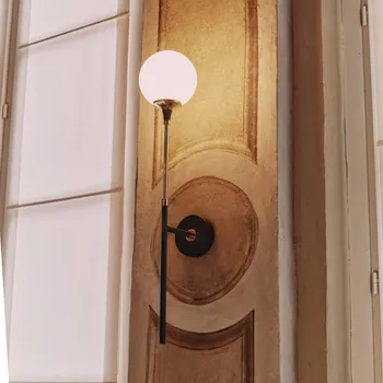 Lampička Nástěnné světlo Stilnovo Galassia, šířka 14 cm, zlatá barva - Ø stínidlo na lampu 14 cm; Ø nástěnného držáku 10 cm zlatá, bílá 1 x 6 W LED - Doprava zdarma