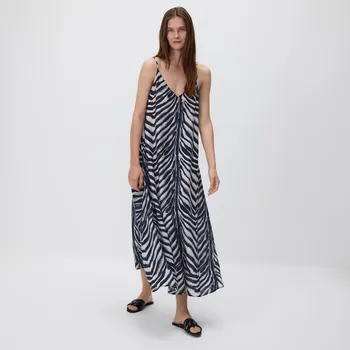 Dámské šaty Reserved - Midi šaty s příměsí modalu - vícebarevná - 292FH-MLC - 292FH-MLC-S