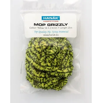 Hanák Mop Chenille GRIZZLY 14 Yellow 2mm