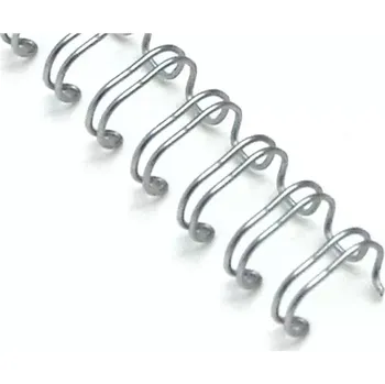 Vázací hřbet kovový hřbet 14,3mm (9/16") stříbrná 100ks