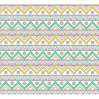 Látka na legíny a plavky, plavkovina, úplet LEGGINE - SHIELD , vzor zigzag 239, metráž, látka