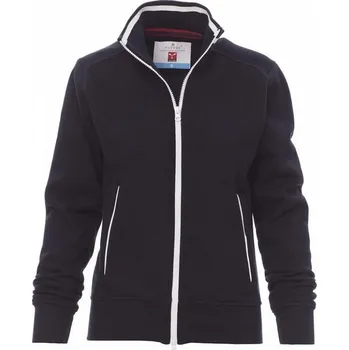 Dámská mikina Payperwear Dámská vypasovaná mikina Melbourne s celozipem Barva: modrá námořní - bílá, Velikost: M