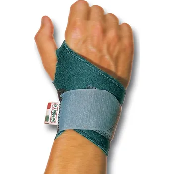 ROVERA Náramek se zapínáním na suchý zip a ochranou dlaně pro dospělé L ŠEDÁ