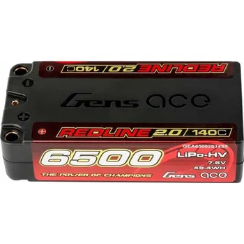 RC náhradní díl GENS ACE GensAce Redline 2.0 Shorty 2S HV 7.6V-140C-6500 96x47x25mm 230g - expresní doprava