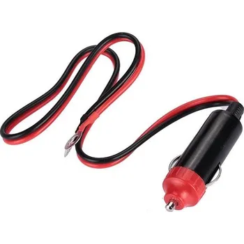 Propojovací kabel pro měniče do cigaretového zapalovače, d.50cm, 2x očko M6 (3WR-DC/Cigarette)