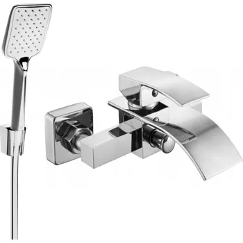 Vodovodní baterie Mexen Aries R62 vanová baterie se sprchovou sadou, chrom - 74483R62-00 Bateriové soupravy