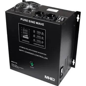 Záložní zdroj Záložní zdroj MHPower MSKD-1200-12, UPS, 1200W, čistý sinus, 12V, solární regulátor MPPT