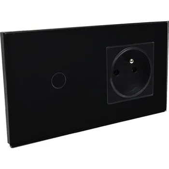 Elektrická zásuvka BOT Chytrá zásuvka s vypínačem osvětlení WiFi SPS11 černá