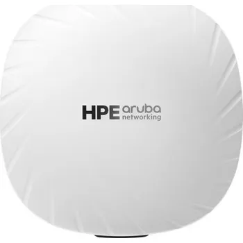 HPE Aruba Networking AP-555 (RW) Access point, vnitřní, 2,4GHz, 5GHz, 802.11ax, MU-MIMO, 2× 5GbE RJ-45, OFDMA, PoE, bílý, (RW) Unified AP JZ356A