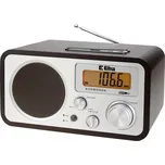 Radio kormoran fm/lw s usb, hnědé dřevo