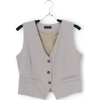 Dámské pončo Dámská elegantní vesta U9978 barva: hnědá-fango