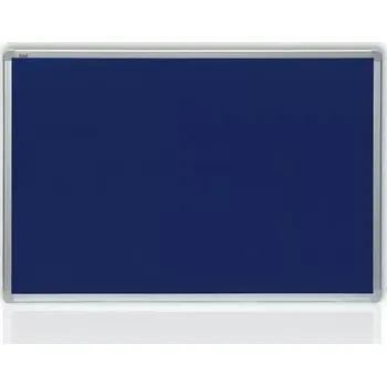 Kancelářský nábytek Filcová modrá tabule v hliníkovém rámu 200x120 cm