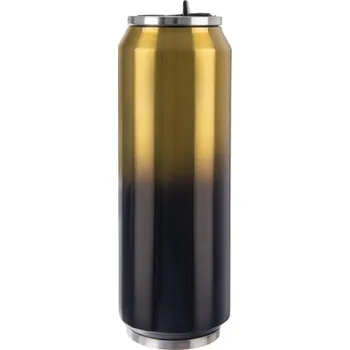 Termoska Termoska-plechovka nerez 0,7 l zlatá/černá