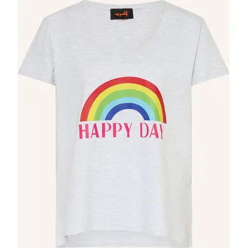 Dámské tričko Miss Goodlife Dámské Tričko, světle šedá / zelená / žlutá, 40