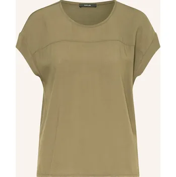 Dámské tričko Opus Dámské Tričko Sesonne Ze Směsi Materiálů, olivová, 38