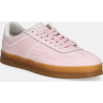 Dámské tenisky Tenisky Tommy Jeans THE GREENWICH TEXTILE dámské, růžová barva, EN0EN02805 03X, EUR 37