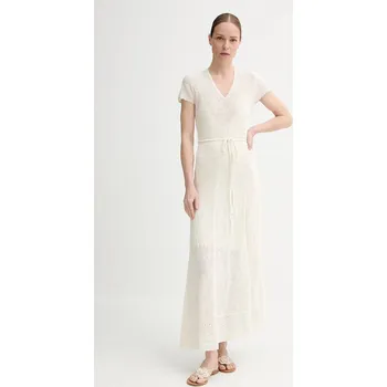 Dámské šaty Vlněné šaty ZADIG&VOLTAIRE béžová barva, maxi, KWDR01193 KWDR01193.102 01X, vel. L