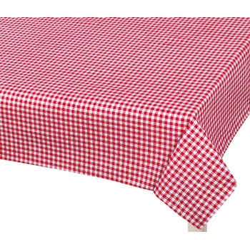 Ubrus BERTA Červená,Bílá - 50x50 cm