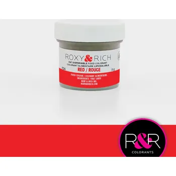 Potravinářské barvivo ROXY & RICH BARVA ROZPUSTNÁ V TUKU ČERVENÁ - RED 5g