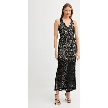 Dámské šaty Šaty Guess CHRISTEL černá barva, maxi, přiléhavé, W5GK37 KCS90 W5GK37.KCS90 99X, vel. XL