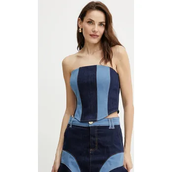 Top Fracomina FS25SJ5002D45001 modrá 55X, vel. XS