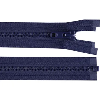 Galanterie Kostěný zip YKK No 5 délka 50 cm bundový, barva 919 modrá tmavá
